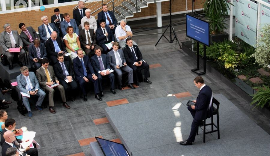 Дмитрий Медведев в Технопарке