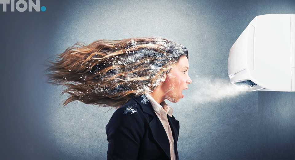 душно в офисе