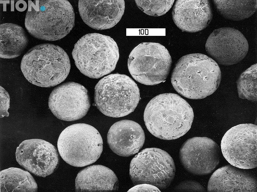 Частицы магнетита из золы Кузнецкого месторождения