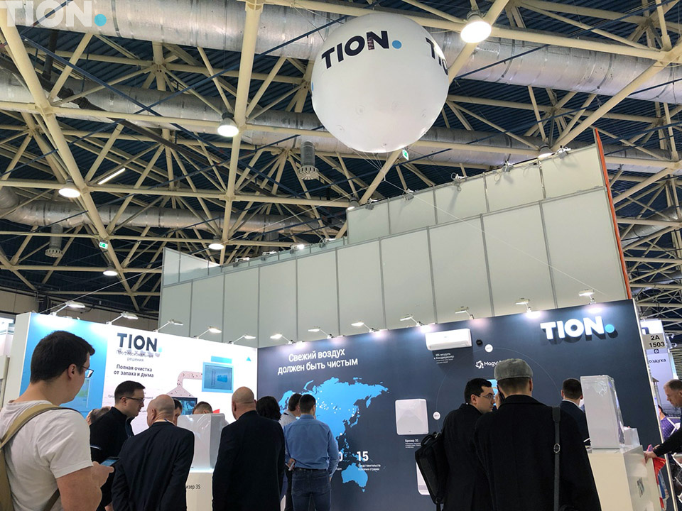 Стенд Tion на «Мире климата 2019»