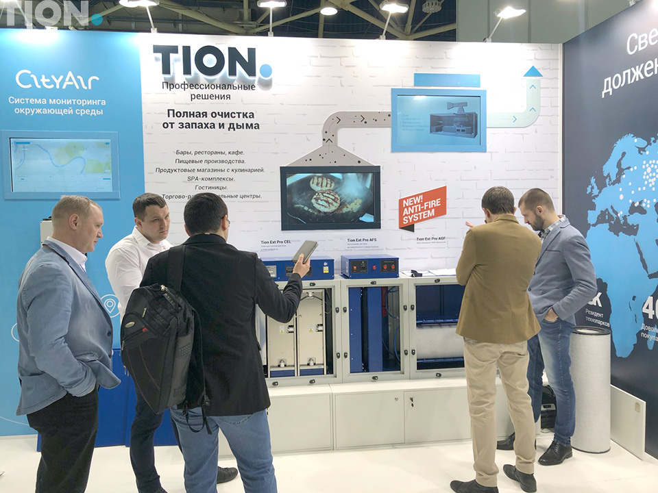 Стенд Tion на «Мире климата 2019»