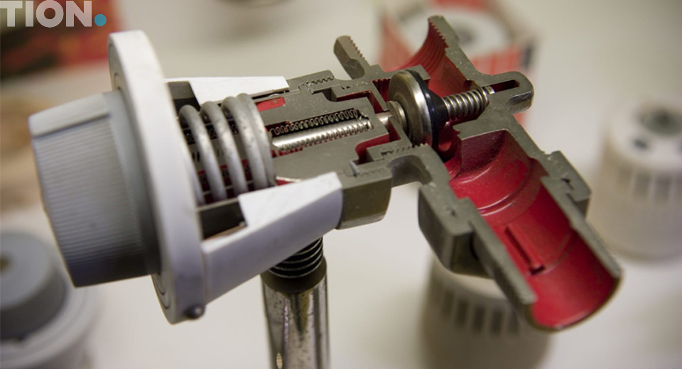 Терморегулятор в разрезе