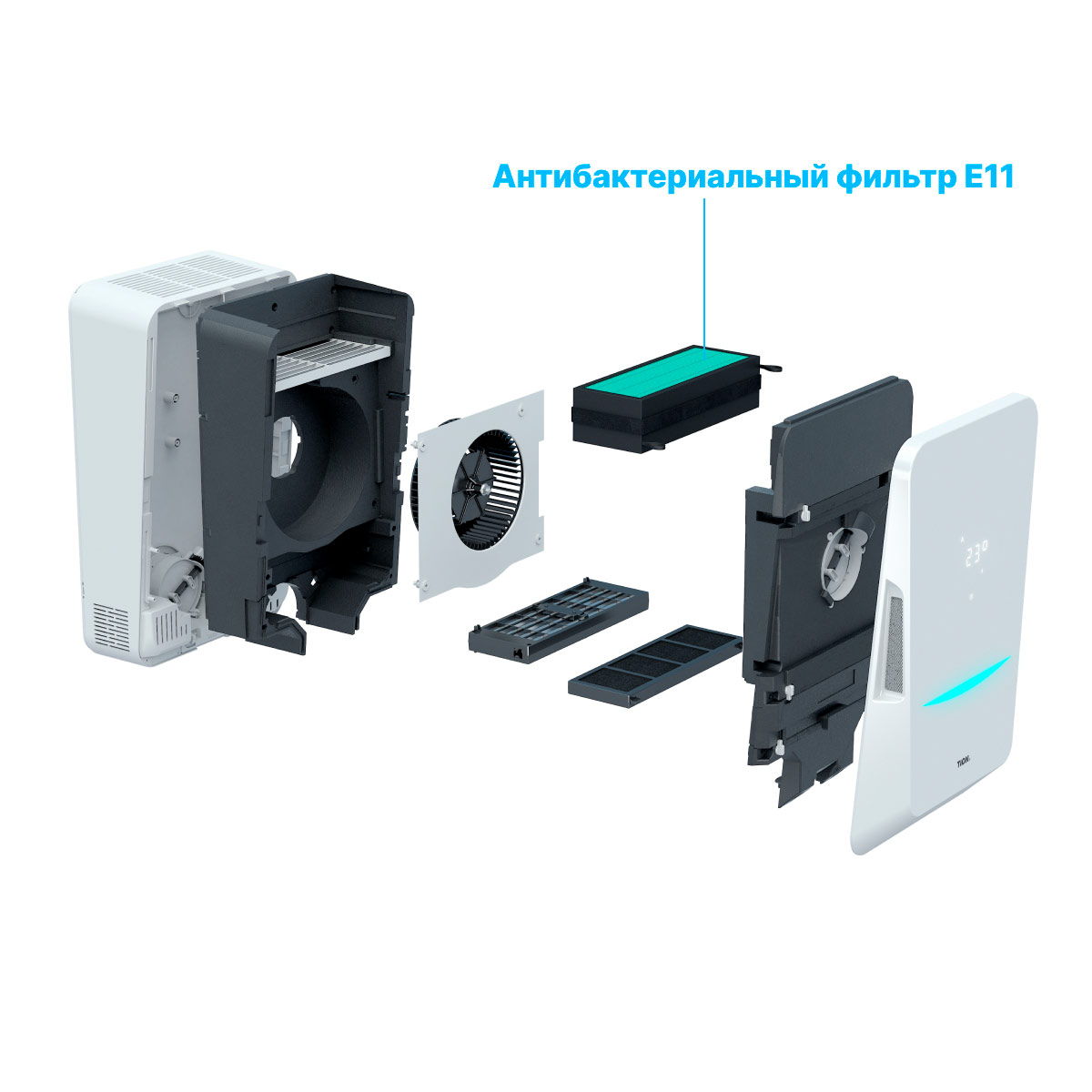 Антибактериальный фильтр Е11 для TION Бризер BIO X